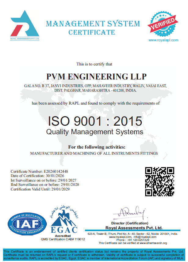 ISO Certificate